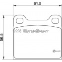 Kit plaquettes freins avant gauche/droite (73-90)