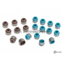 Kit joints guides soupapes admission/échappement H.P. "Supertech" moteur R4 1.8L 20-20VT (95-10, 6mm)