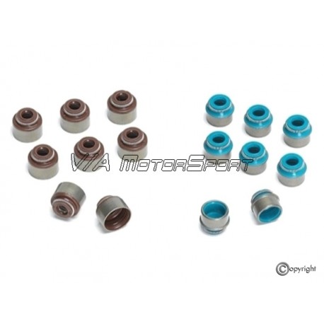 Kit joints guides soupapes admission/échappement H.P. "Supertech" moteur R4 1.8-2.0L 16V (85-99, 7mm)