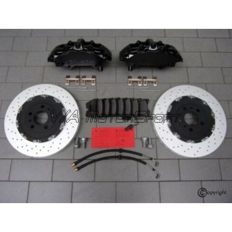 Kit freins avant gauche/droit H.P. Audi A4 Avant/Limousine Quattro S4/RS4 (98-02, 365x34, 5/112, perforés, 8 pistons)