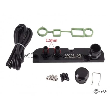 Kit adaptateur dégazage d'huile moteur H.P. moteur R4 2.0L 16V TFSI EA113 (04-17, 12mm)