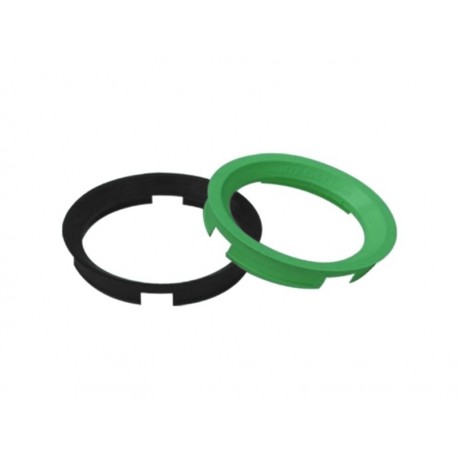 Bague de centrage de roue (76.90x57.10mm, vert)