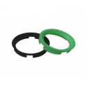 Bague de centrage de roue (76.90x57.10mm, vert)